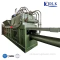 Mesin press press baling plastik limbah horizontal semi-otomatis